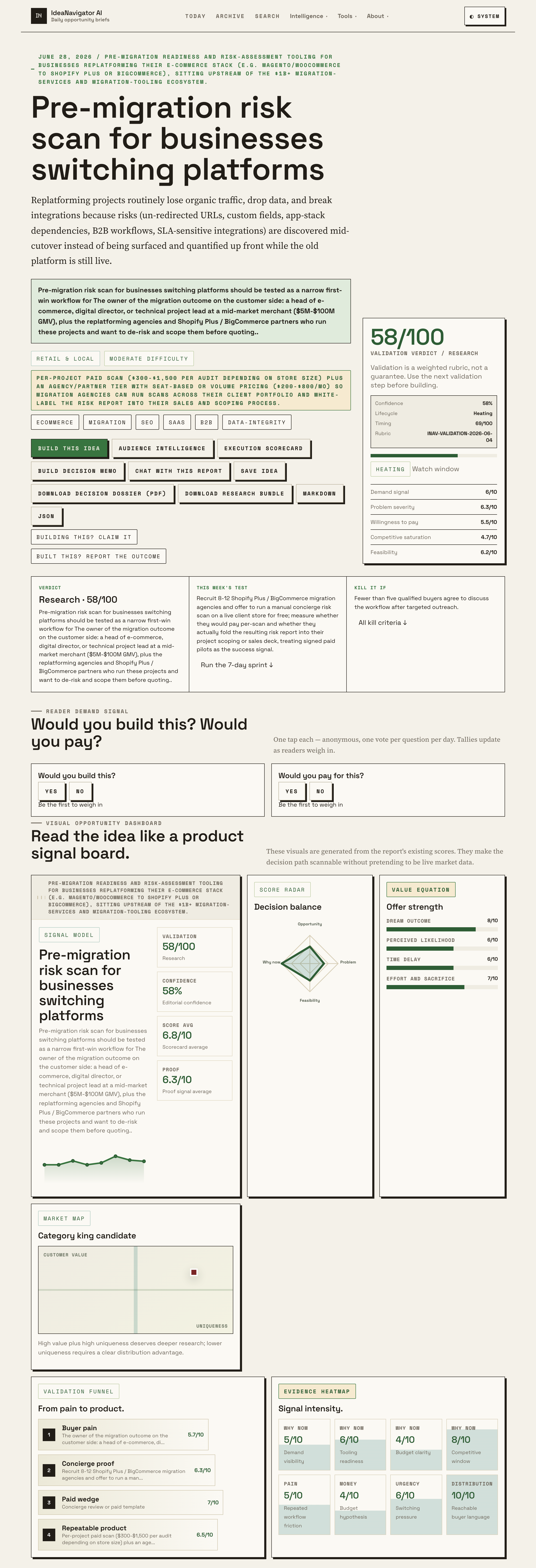 How To Use Risk-Assessment Tools Before E-Commerce Platform Migration