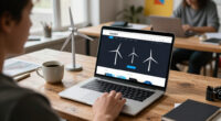 Scrolling Through “TURBINE — WERK 9”: An AI-Themed SVG Experience